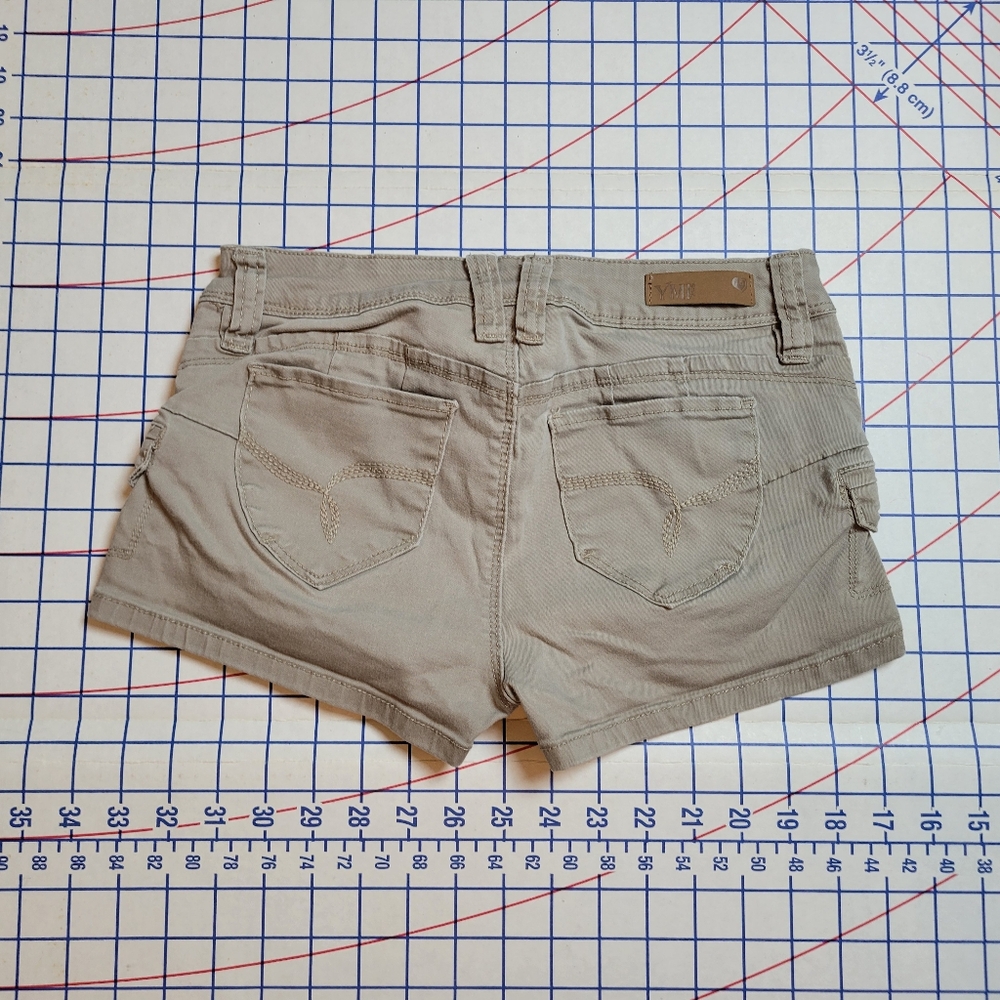 YMI Tan Jean Shorts Classic Design